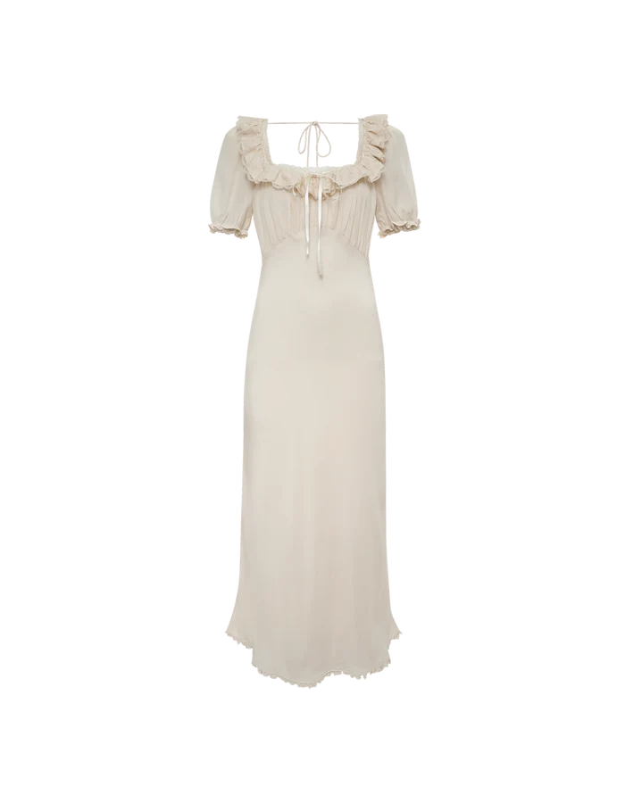 Little House Midi Dress in Cream