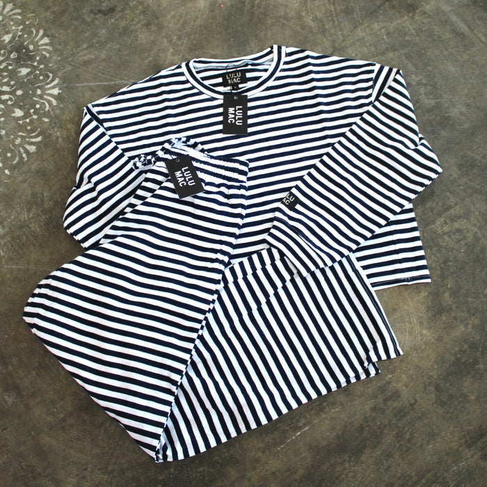 LULU MAC Navy & White Striped Set *XL ONLY LEFT!*