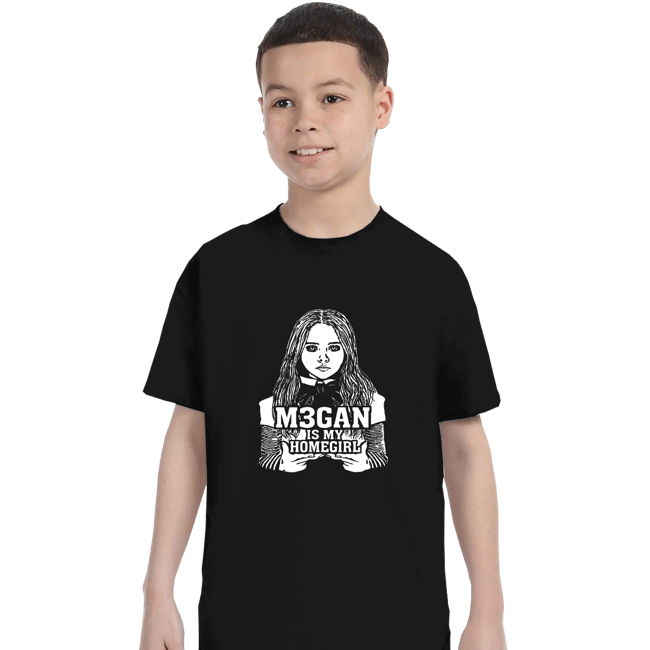 Secret_Shirts T-Shirts, Youth / XS / Black M3gan is my Homegirl