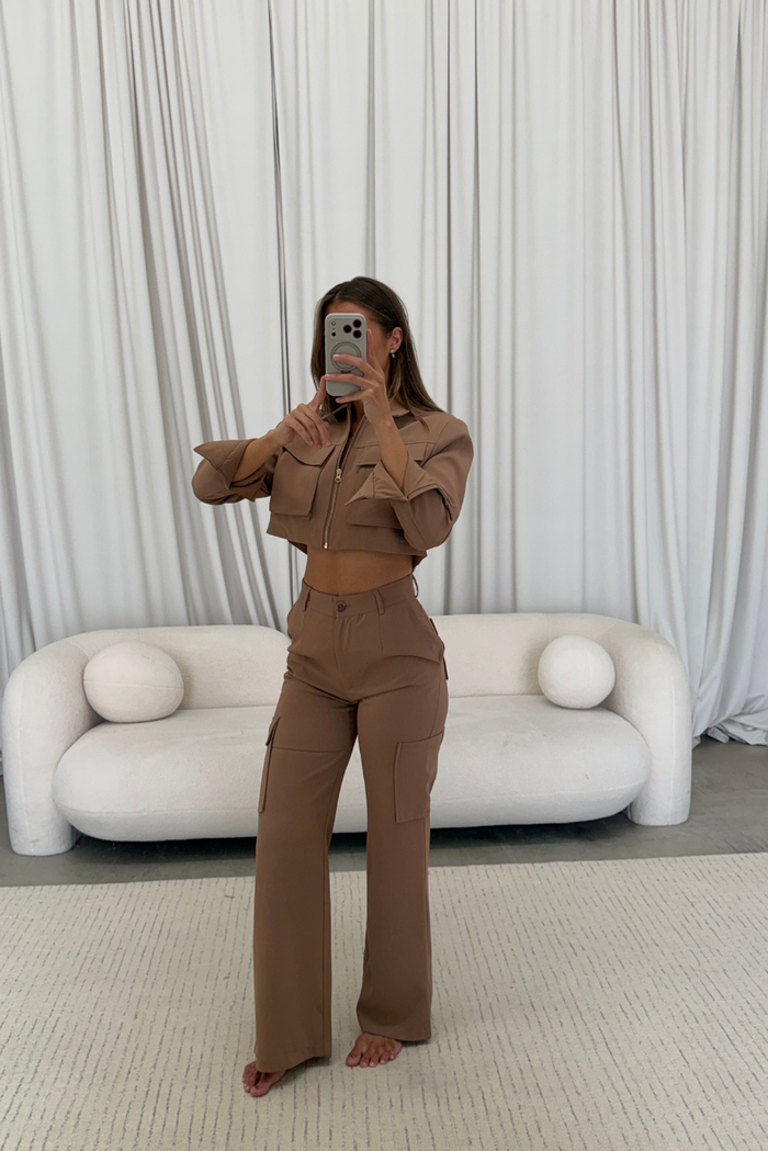 Madeira Set in Khaki *Final Sale*