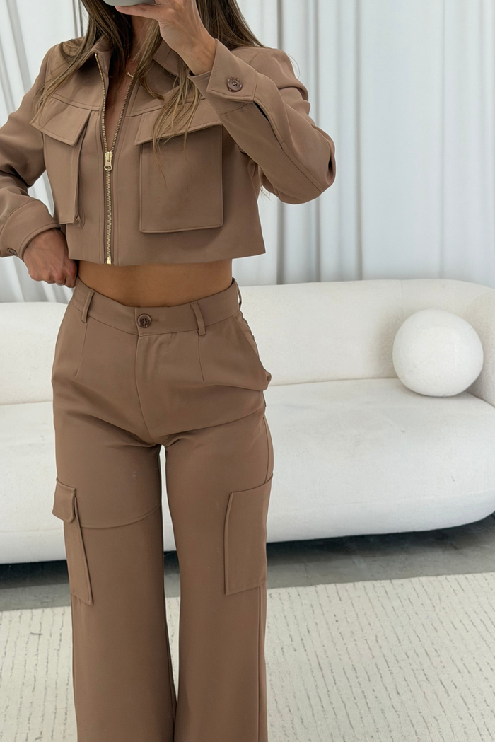 Madeira Set in Khaki *Final Sale*