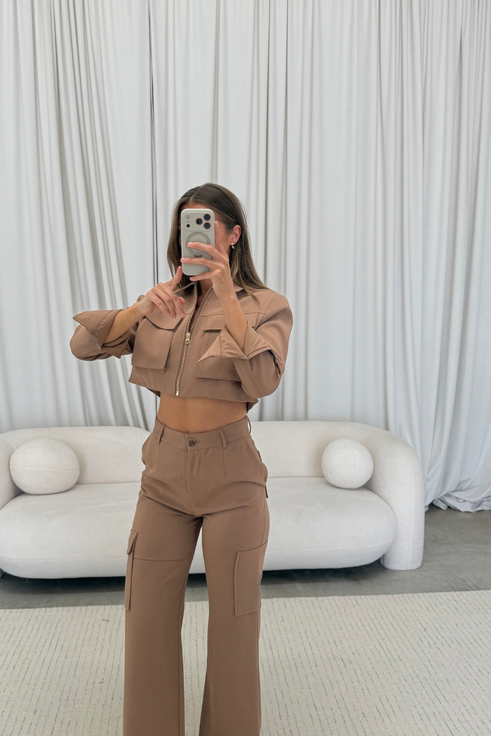 Madeira Set in Khaki *Final Sale*