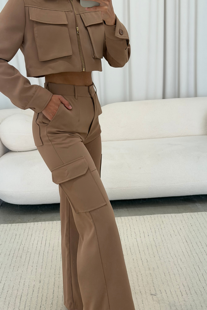 Madeira Set in Khaki *Final Sale*