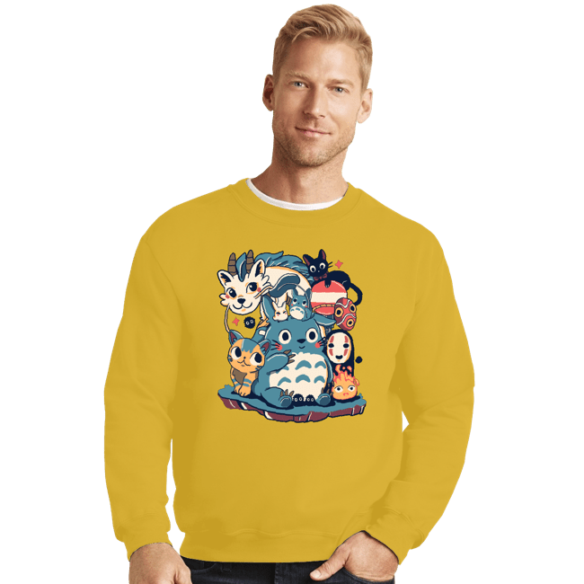 Crewneck Sweater, Unisex / Small / Gold