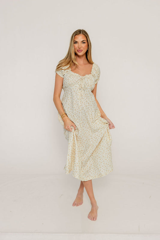 Marley Midi Dress in Cream