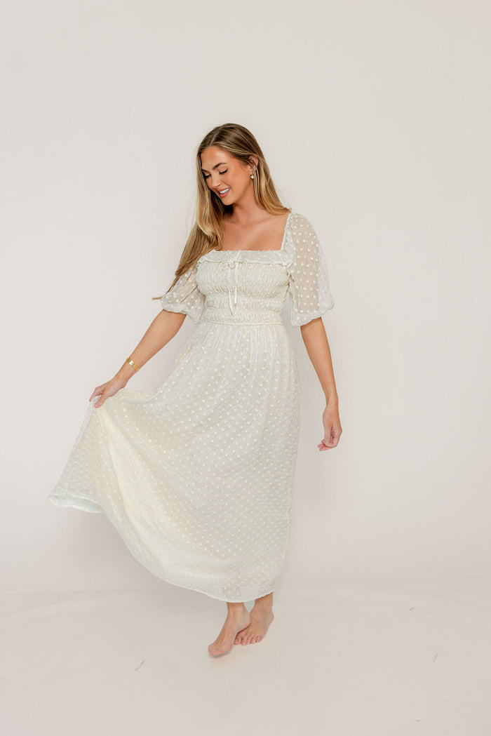 Meadowlark Maxi Dress in Cream