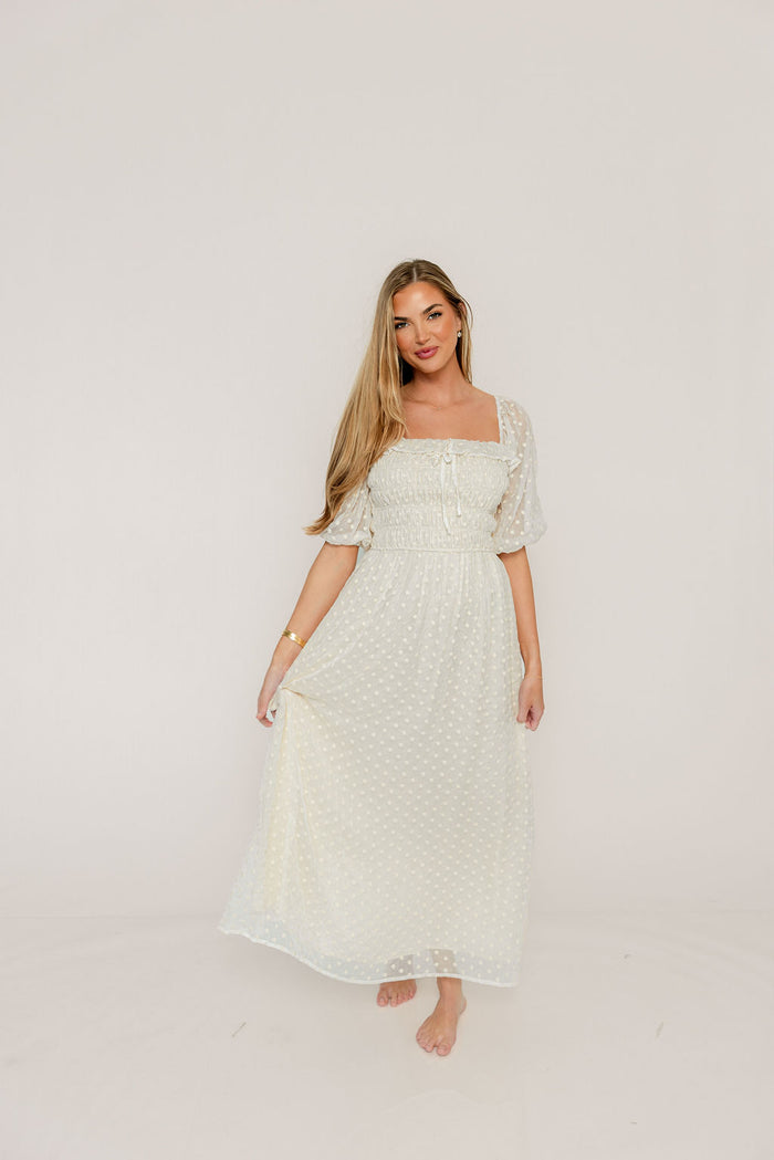 Meadowlark Maxi Dress in Cream