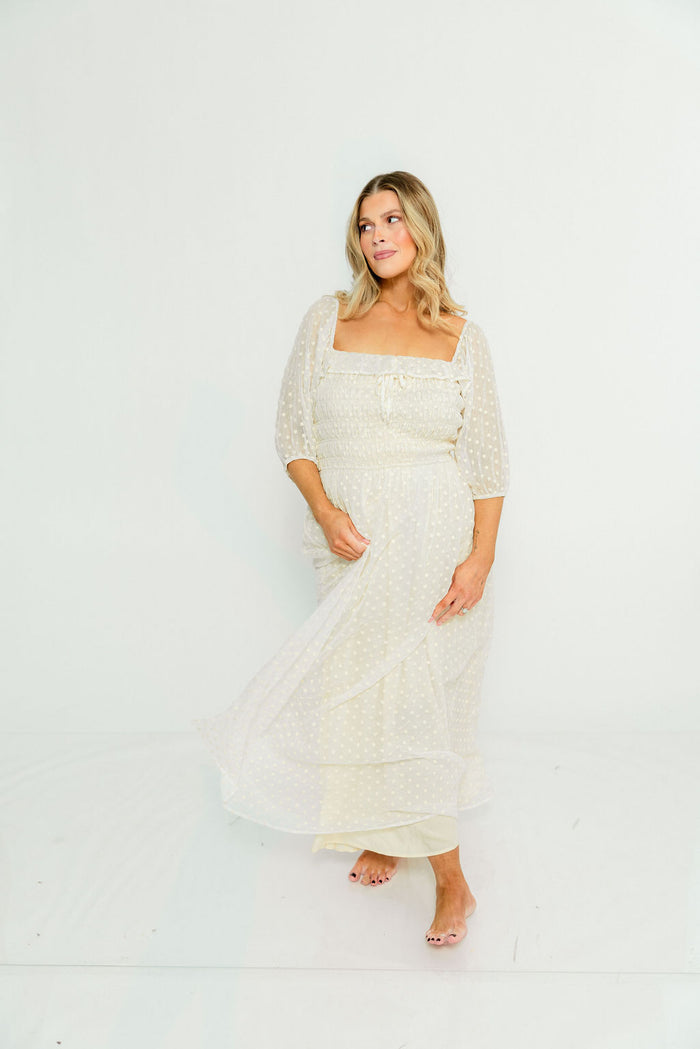 Meadowlark Maxi Dress in Cream