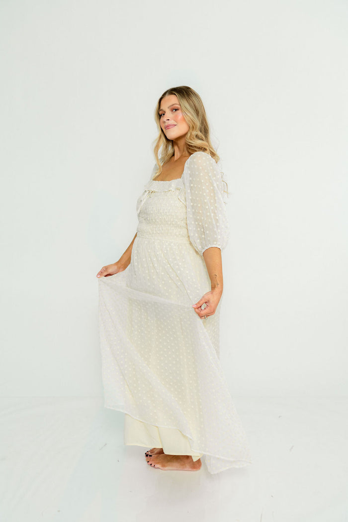 Meadowlark Maxi Dress in Cream