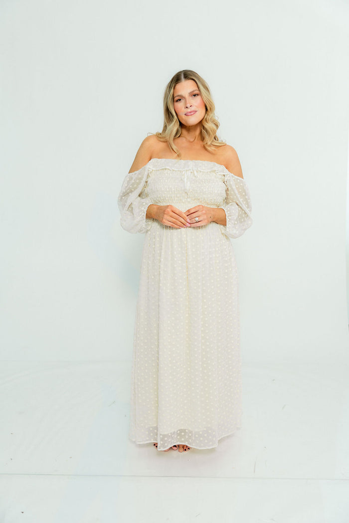 Meadowlark Maxi Dress in Cream