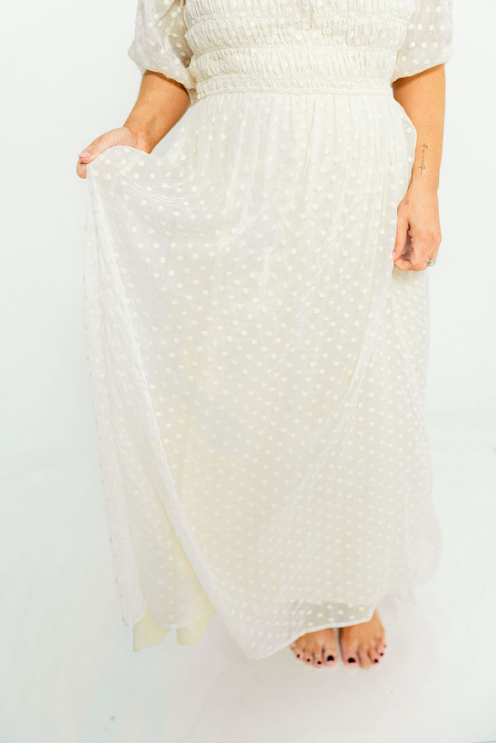 Meadowlark Maxi Dress in Cream