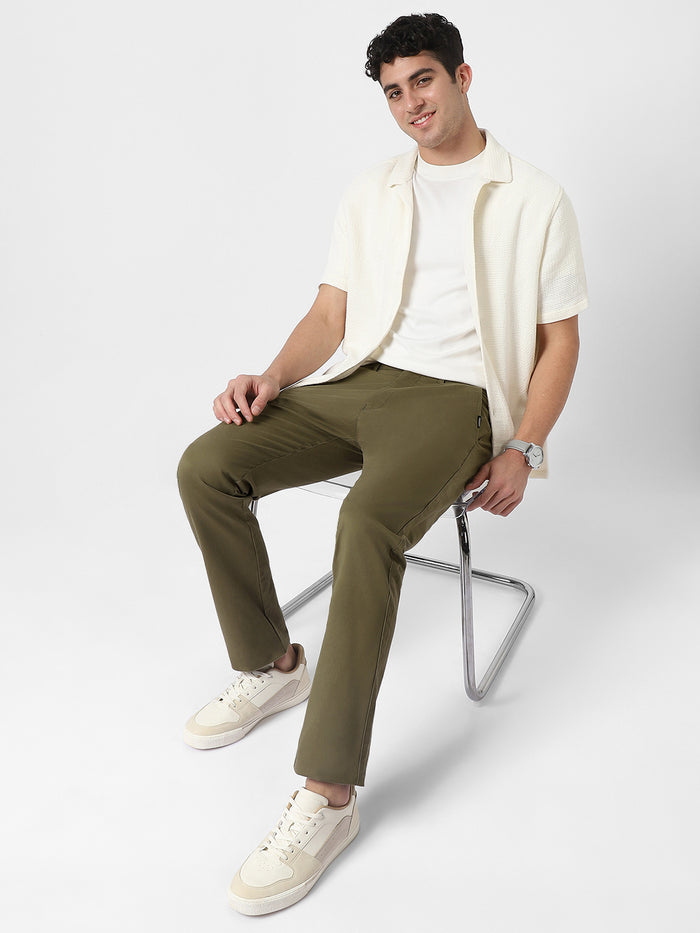 Men's Slim Fit Cotton Trouser