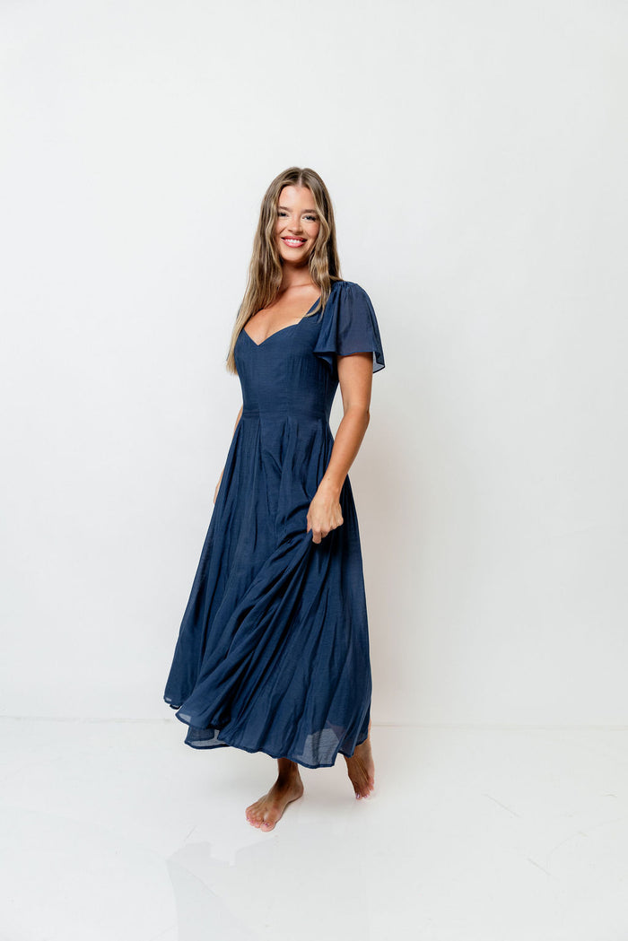 Meret Maxi Dress in Navy