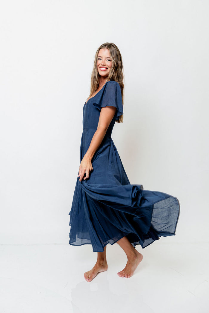 Meret Maxi Dress in Navy