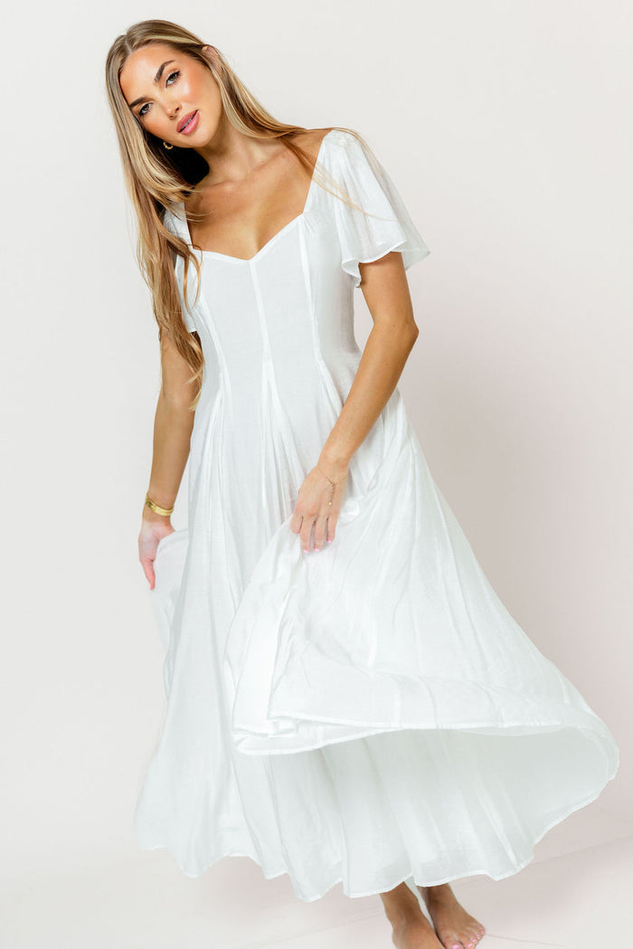 Meret Maxi Dress in Off-White