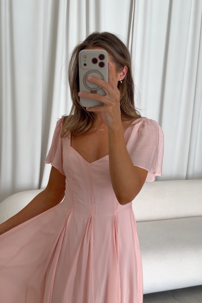 Meret Maxi Dress in Pink