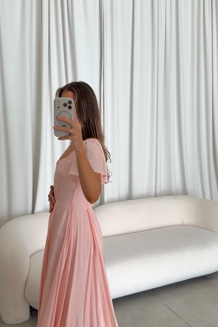 Meret Maxi Dress in Pink