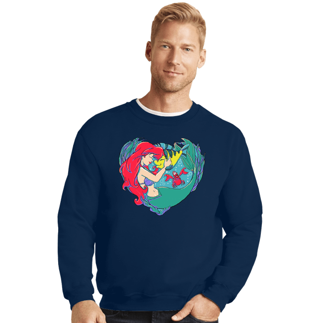 Crewneck Sweater, Unisex / Small / Navy