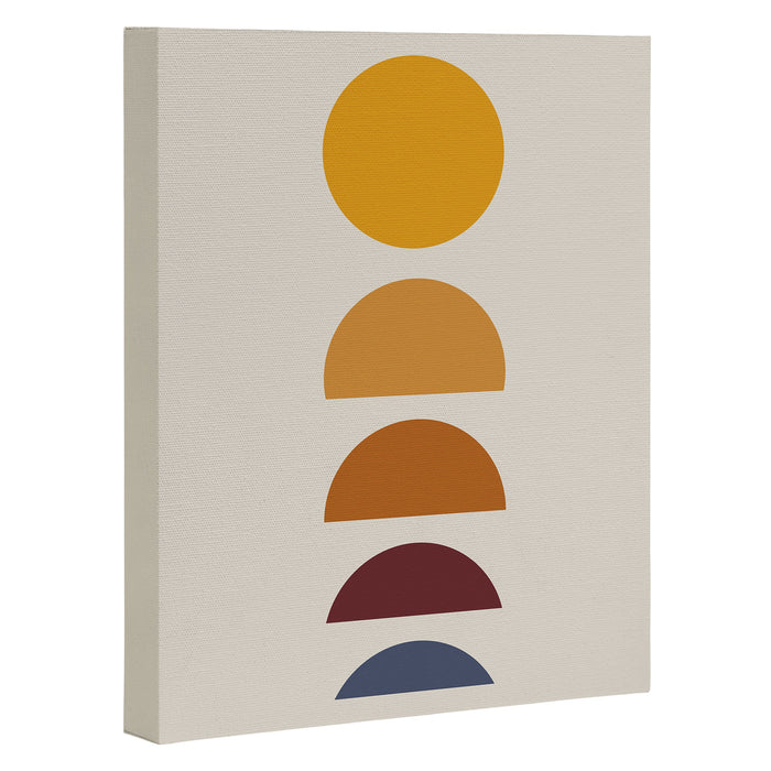 Minimal Sunrise Sunset I Art Canvas