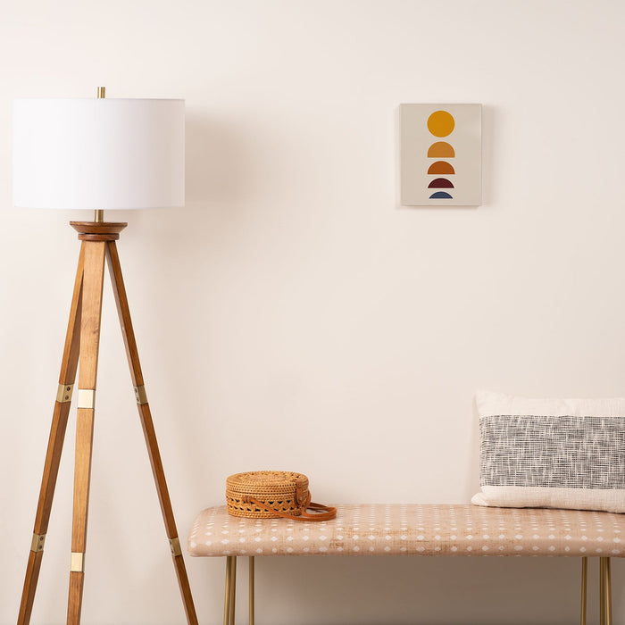Minimal Sunrise Sunset I Art Canvas