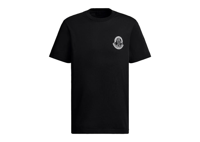 Moncler Bell Logo Cotton Crewneck T-Shirt Black