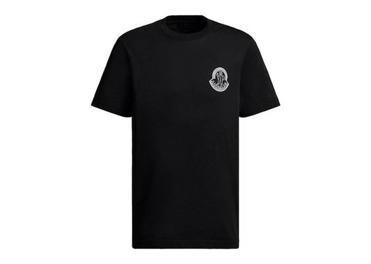 Moncler Bell Logo Cotton Crewneck T-Shirt Black