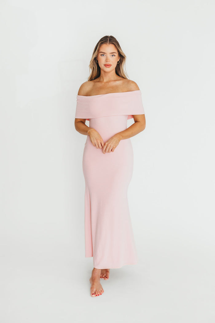 Monroe Maxi Dress in Dusty Pink - Bump Friendly (Restocking Jan 2027)