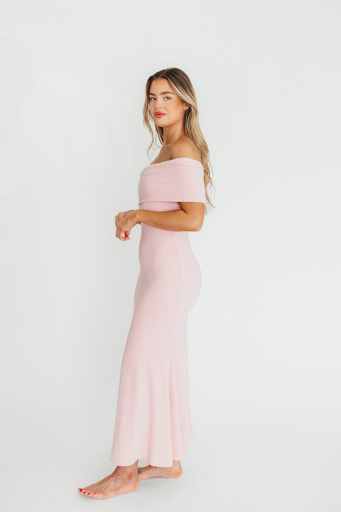 Monroe Maxi Dress in Dusty Pink - Bump Friendly (Restocking Jan 2027)