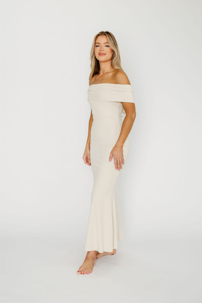 Monroe Maxi Dress in Ivory - Bump Friendly (Restocking Jan 2027)