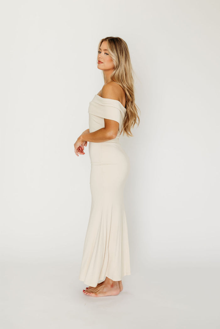Monroe Maxi Dress in Ivory - Bump Friendly (Restocking Jan 2027)