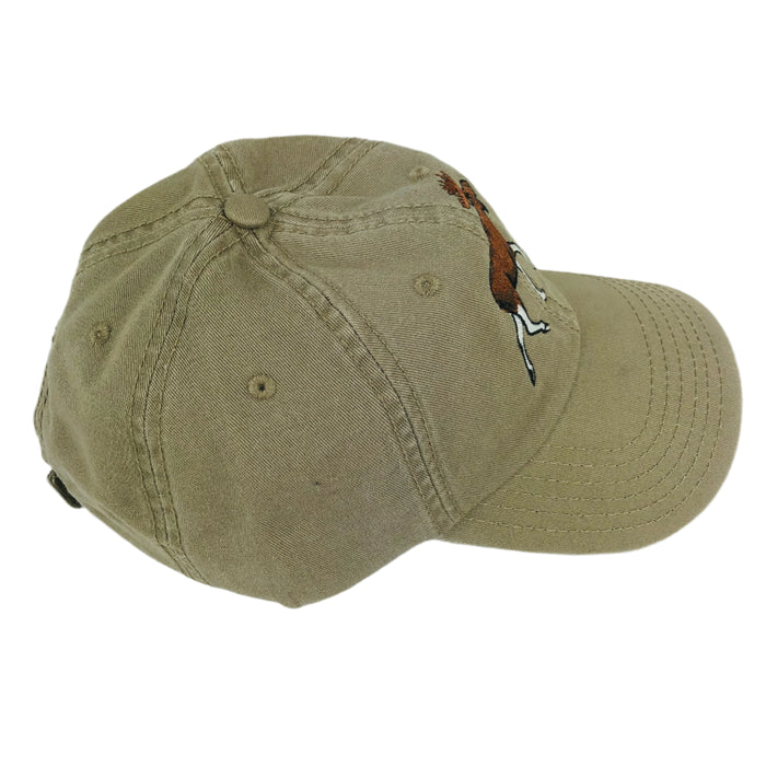 Moose khaki baseball cap