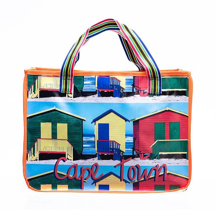 Muizenberg Beach PVC Large Shopper Bag