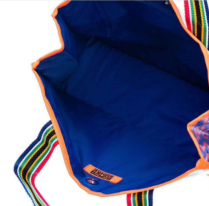 Muizenberg Beach PVC Large Shopper Bag