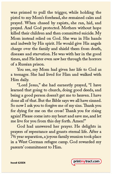 My Mother's Prayer