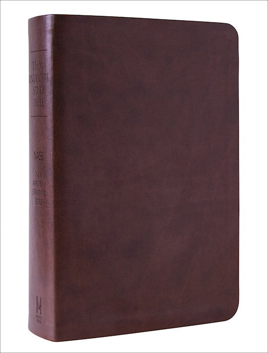 NASB New Inductive Study Bible-Brown Milano Softone Discovering The Truth For Yourself
