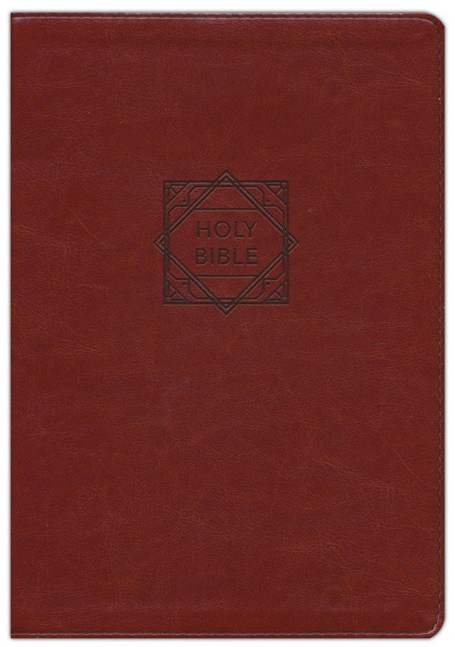 NASB Super Giant Print Reference Bible (Comfort Print)-Brown Leathersoft