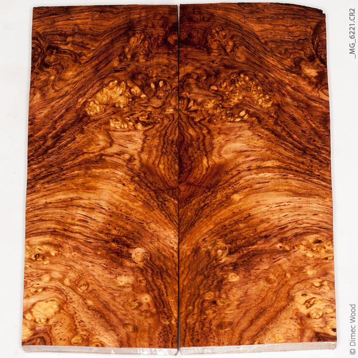 Natural honduran rosewood burl panels