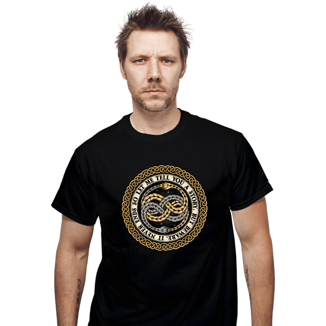 Daily_Deal_Shirts T-Shirts, Unisex / Small / Black Never Ending Emblem
