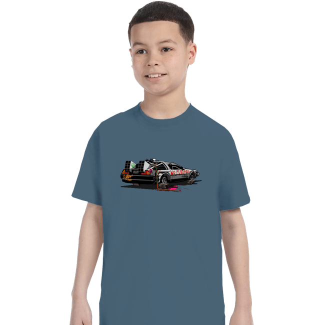 Daily_Deal_Shirts T-Shirts, Youth / XS / Indigo Blue No Future
