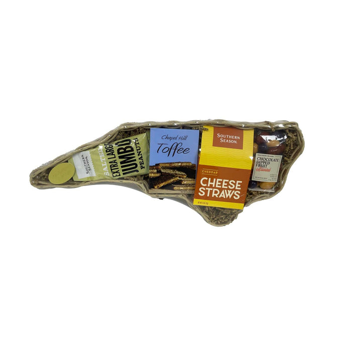 North Carolina Shaped Gift Basket - Gift Basket