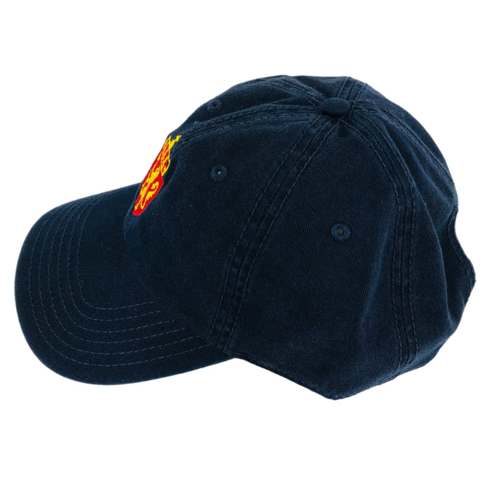 Norway coat of arms on navy baseball cap