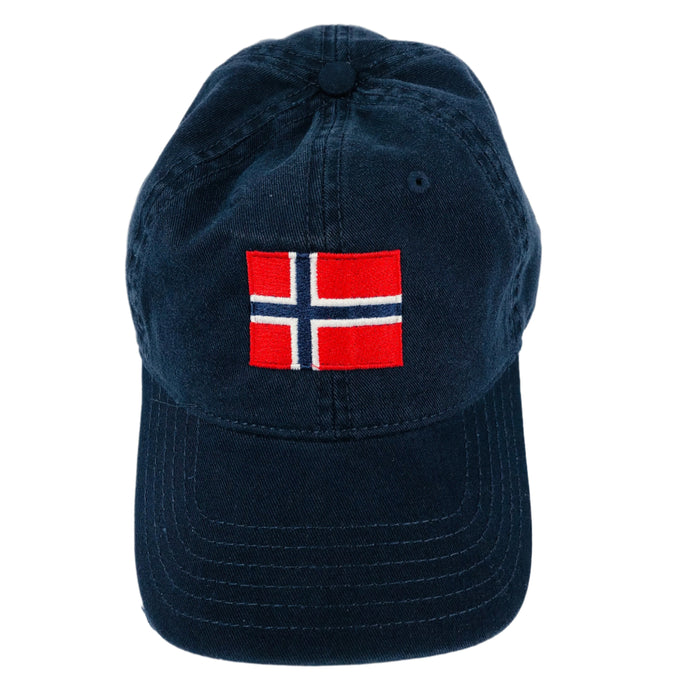 Norway flag navy blue baseball cap