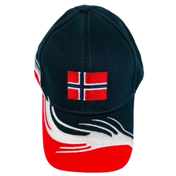 Norway flag “wave” baseball cap