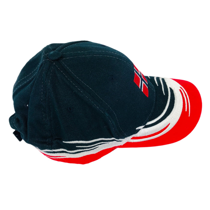 Norway flag “wave” baseball cap