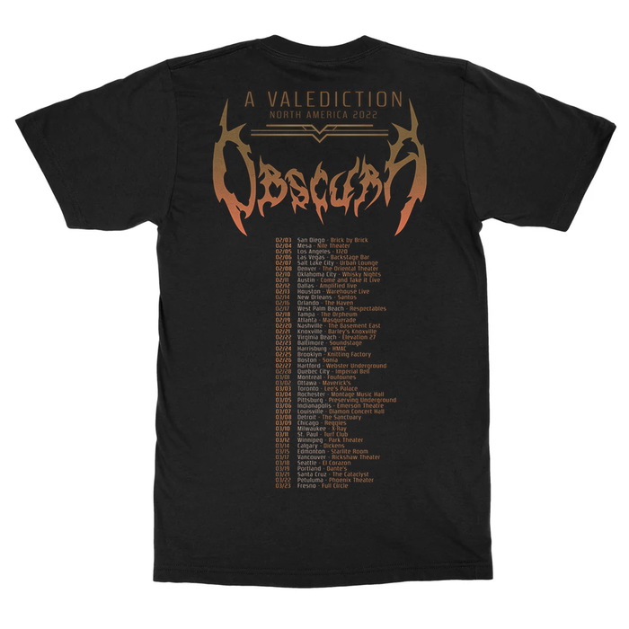 Obscura "A Valediction Tour 2022" Limited Edition T-Shirt