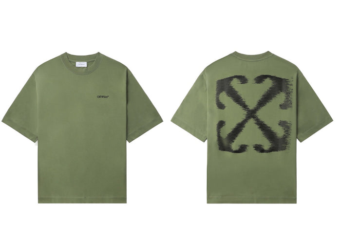 Off-White Windy Arrow Skate Tee Olive