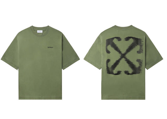 Off-White Windy Arrow Skate Tee Olive