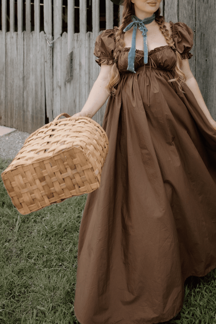 Olivia Maxi Dress in Chocolate Brown - Bump Friendly & Inclusive Sizing