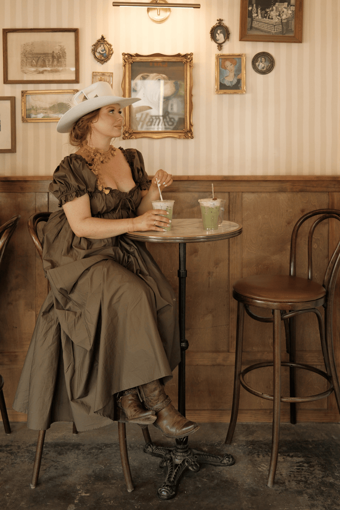 Olivia Maxi Dress in Dusty Olive - Bump Friendly/ Inclusive Sizing