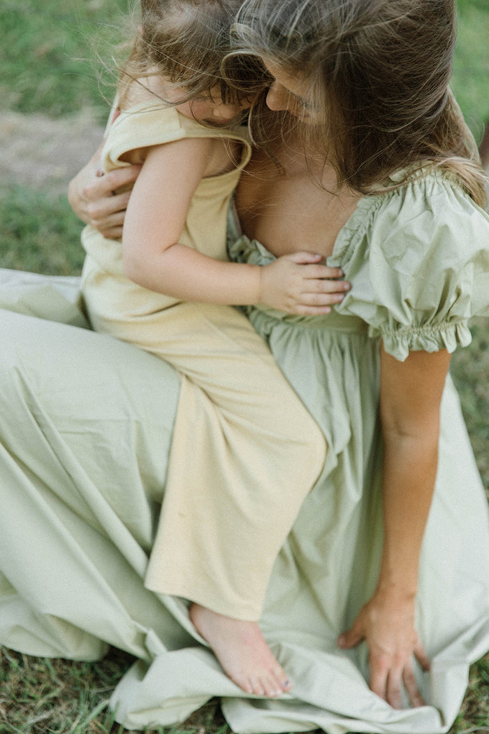 Olivia Maxi Dress in Dusty Sage- Bump Friendly *9/28 PRE-ORDER*